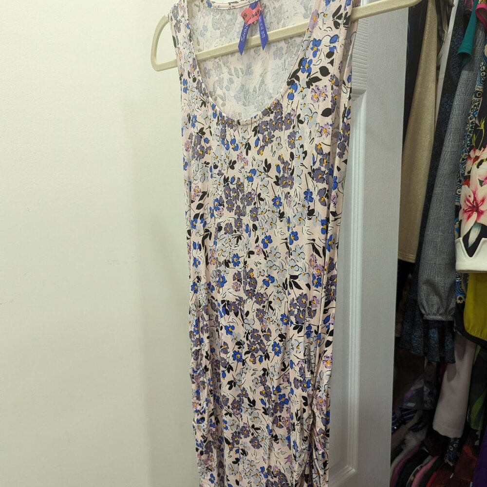 Seraphine Pale Pink Floral Maternity Dress Size 6 - Picture 6 of 7